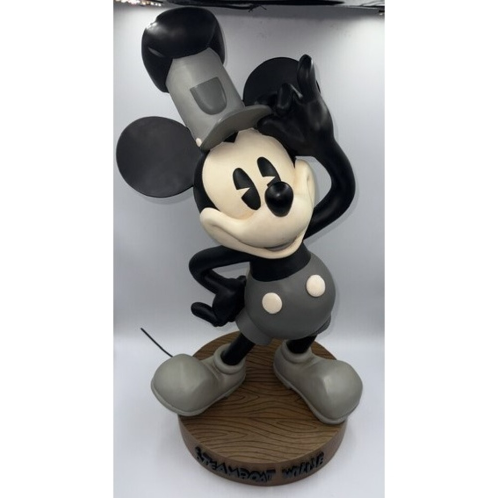 Disney Steamboat Willie Mickey Mouse Large Resin Collectible Figure 2001